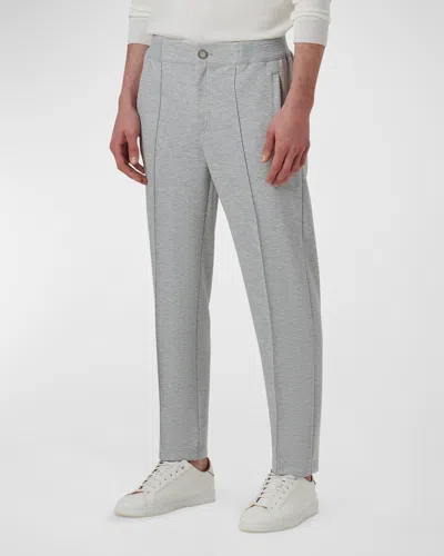 Bugatchi Men's Pintuck Knit Jogger Pants In Cement
