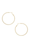 8 OTHER REASONS 8 OTHER REASONS CONQUER EARRINGS IN METALLIC GOLD.,8OTH-WL144
