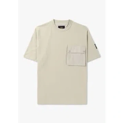 Belstaff Castmaster Logo Cotton T-shirt In Beige