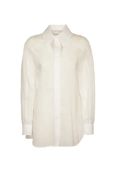 Alberta Ferretti Hemdbluse  Damen Farbe Weiss In White