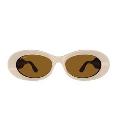 Gucci Gg1527s 004 Sunglasses In Beige