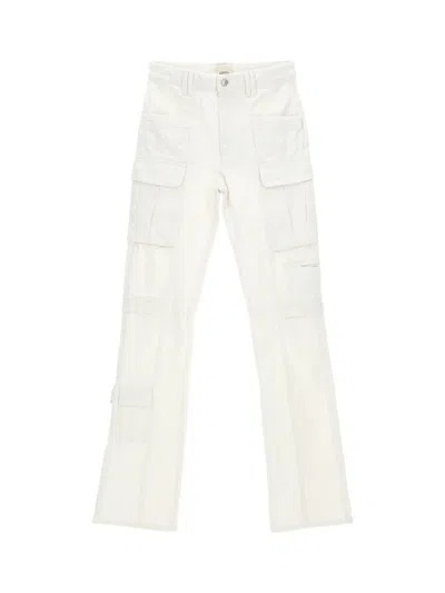 Isabel Marant Vokayo Cotton Cargo-trousers In White