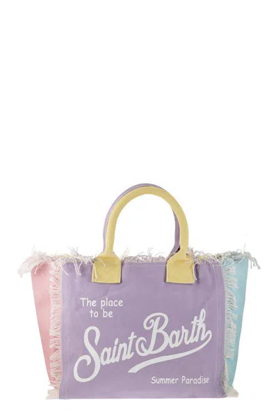 Mc2 Saint Barth Vanity - Canvas Shoulder Bag In Multicolor