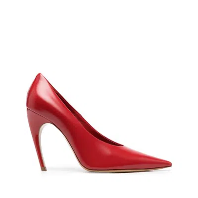 Nensi Dojaka 105mm Pointed-toe Pumps In Red