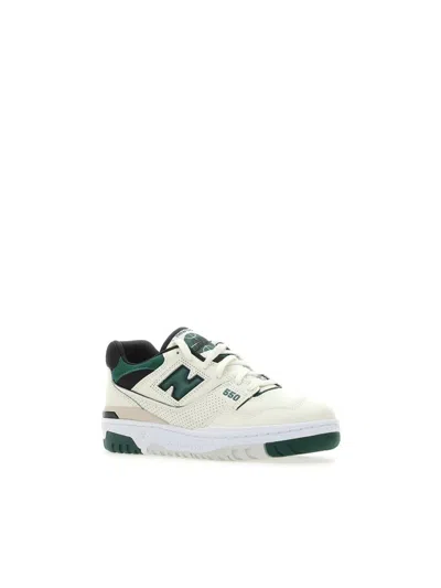 New Balance Sneakers In Off White / Green