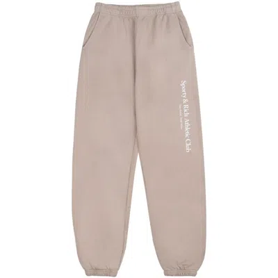 Sporty And Rich Sporty & Rich Pants In Neutrals/white