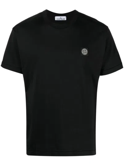 Stone Island T-shirt Clothing In Black