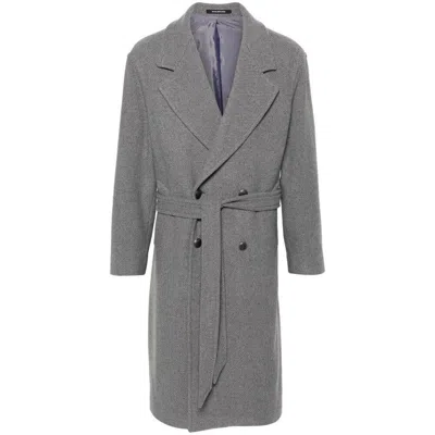 Tagliatore Coats In Grey