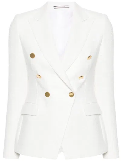 Tagliatore Double-breasted Jacket In White