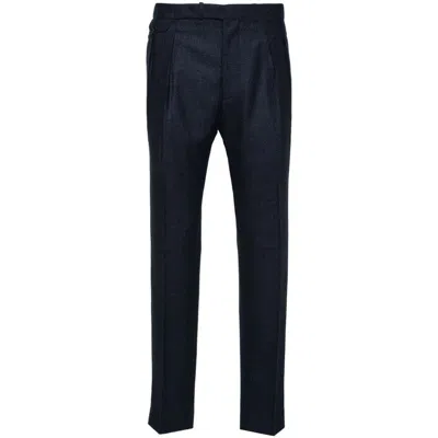 Tagliatore Trousers In Blue/black