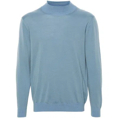 Tagliatore Sweaters In Blue