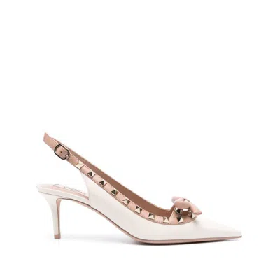 Valentino Garavani Shoes In White/pink