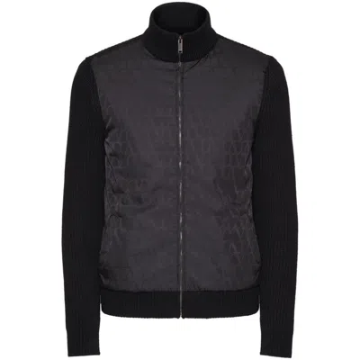 Valentino Toile Iconographe Wool Jacket In Black