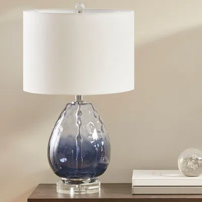 Simplie Fun Borel Ombre Glass Table Lamp In Transparent