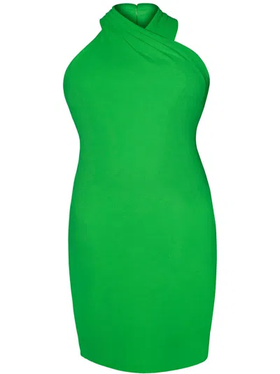 Rachel Rachel Roy Plus Womens Formal Knee Sheath Dress In Green