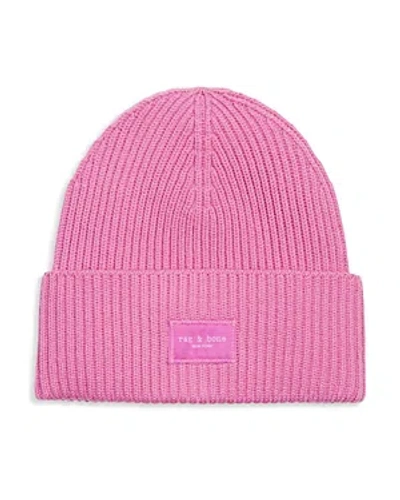 Rag & Bone Blake Beanie Hat In Pink