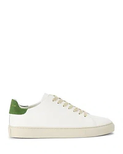 Kurt Geiger Leather Lennon Sneakers In Open White/green