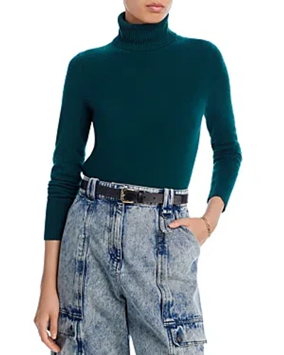 Aqua Cashmere Turtleneck Cashmere Sweater - 100% Exclusive In Forest