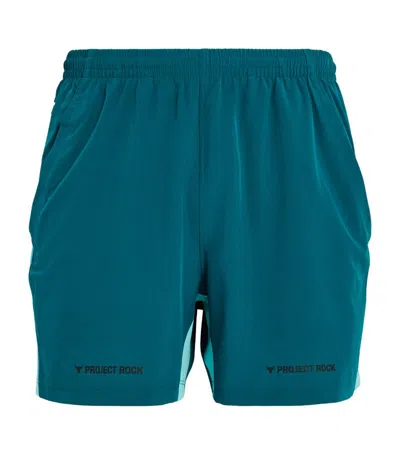 Under Armour Project Rock Ultimate Shorts In Blue