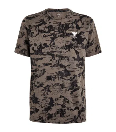 Under Armour Project Rock Payoff T-shirt In Grey