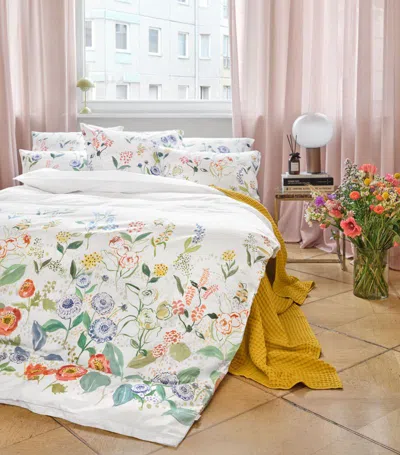 Schlossberg Floral Annika-noblesse Oxford Pillowcase (50cm X 75cm) In Multi