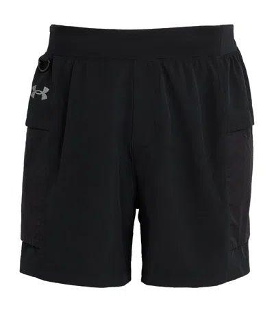 Under Armour Launch Trail Shorts In Black