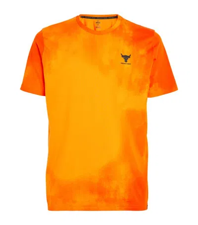 Under Armour Project Rock Payoff T-shirt In Orange