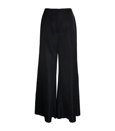 Nanushka Wide Charis Trousers In Black
