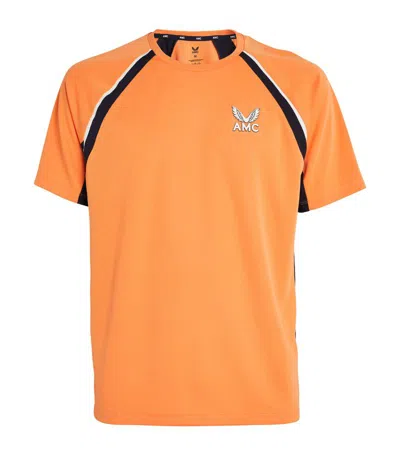 Castore Amc Airex Aeromesh T-shirt In Orange