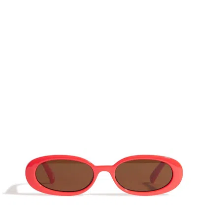 Le Specs Outta Love Sunglasses In Orange
