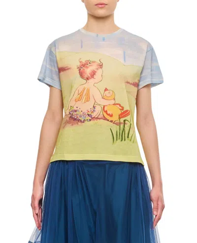 Molly Goddard Dolly Jersey T-shirt In Multicolor
