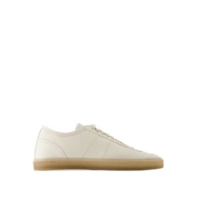 Lemaire Trainers Linoleum Basic -  - Leder - Clay Weiss In Black