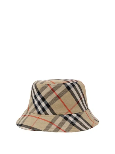 Burberry Cotton Blend Cloche In Brown