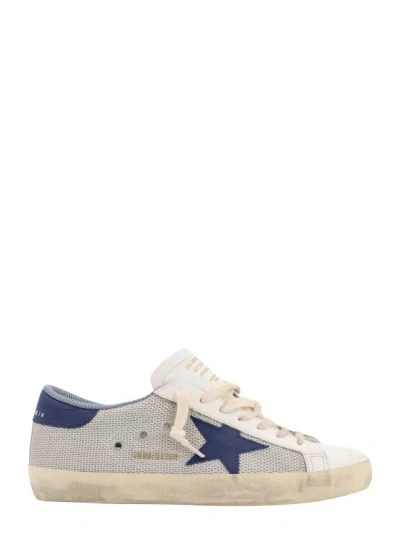 Golden Goose Nylon And Leather Sneakers With Suede Details In White