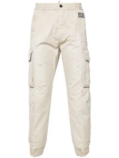 Dsquared2 Trousers In Mastic Beige