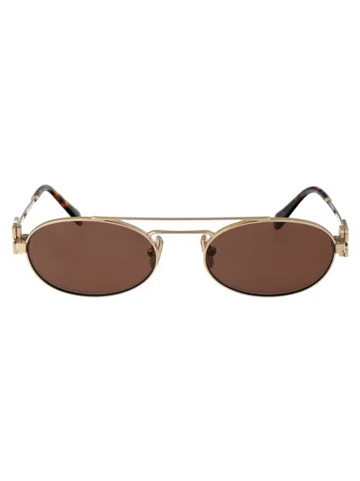 Miu Miu Sunglasses In Zvn70d Pale Gold