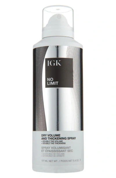 Igk No Limit Dry Volume And Thickening Spray 5.4 oz/ 177 ml