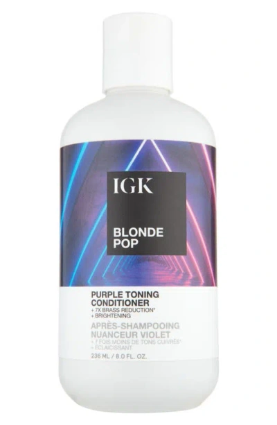 Igk Blonde Pop Purple Toning Conditioner 8 oz / 236 ml