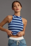 Maeve Ribbed Tank In Multicolor