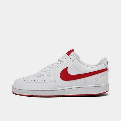 Nike Court Vision Next Nature Sneaker In White/university Red