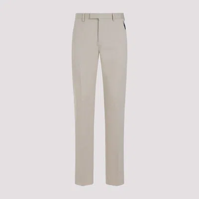 Berluti Beige Cotton Pants In Nude & Neutrals