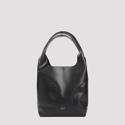Ferragamo Hobo Bag With Cut Out In Black