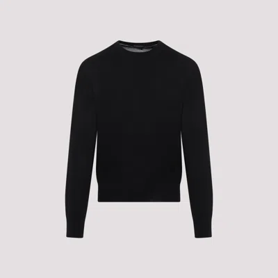 Tom Ford Cashmere-silk Crewneck Sweater In Black