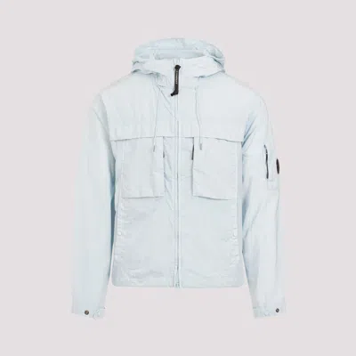 C.p. Company Chrome-r Hooded Jacket In Blue