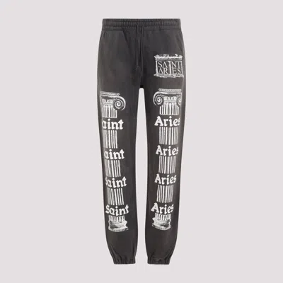 Saint Mxxxxxx Logo-print Track Pants In Black