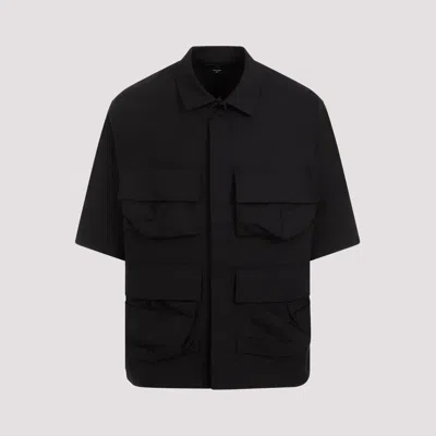 Y-3 Black Cotton Pocket Shirt