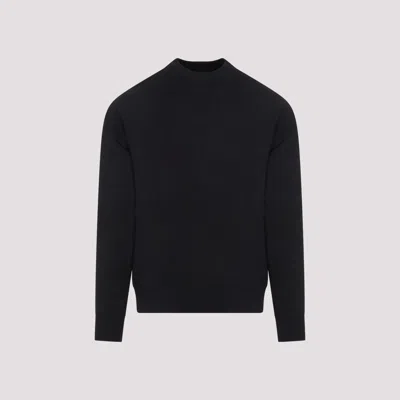 Jil Sander Black Cotton Sweatshirt