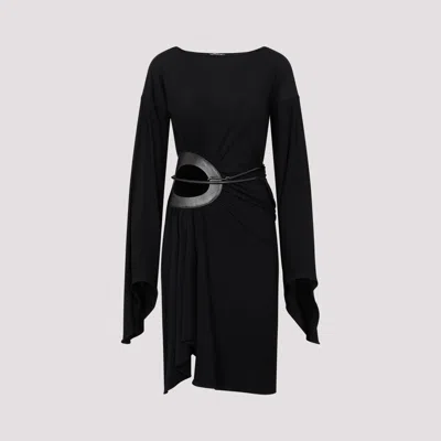Tom Ford Asymmetric Knee-length Dress In Black