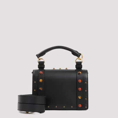 Chloé Black Leather Ora Small Flap Bag