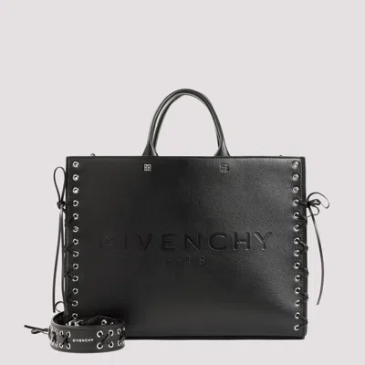 Givenchy Black Medium Calf Leather Tote Bag